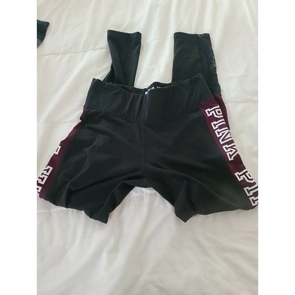 3 Piece Lot pink victoria’s Secret M Ultimate 2 leggings,  Sports Bra - Picture 11 of 12